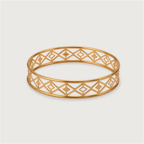 Chic Warli 22KT Gold Bangle