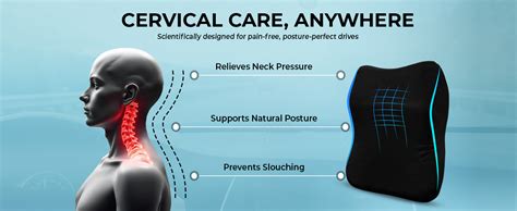 Sleepsia Car Neck Pillow for Head & Cervical Support | 1 Year Warranty ...