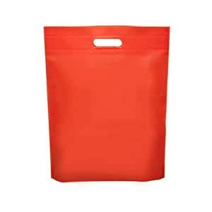 Somnath Novatex:Eco Friendly Carry Bag D-Cut, Size: 12x16 (Red) 100 Pcs ...