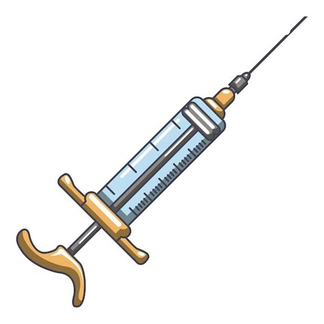 Injektor-Symbol Cartoon-Illustration des Injektor-Vektorsymbols für das ...