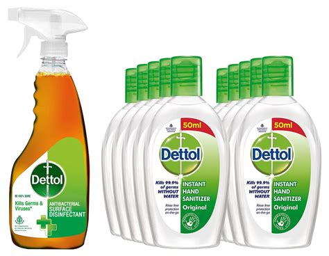 Dettol Original Germ Protection Alcohol based Hand Sanitizer & Liquid ...