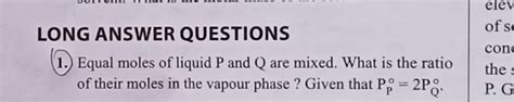 P Equals And Q Euals