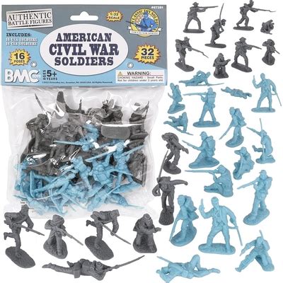 BMC Toys BMC CTS American Civil War Plastic Army Men - 32pc India | Ubuy