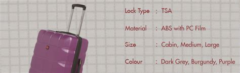 Swissbrand Matterhorn Range White Color Hard Cabin Luggage : Amazon.in ...