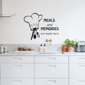 Asian Paints Wall Ons Kitchen Sticker meals and Momories Vinyl Wall ...