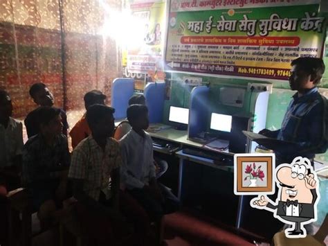 Menu at IT Computer Institute Mendaki, India