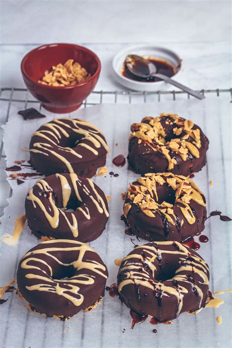 Salted Caramel Protein Ice Cream Doughnuts - Nadia's Healthy Kitchen