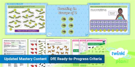 PlanIt Maths Counting in Twos Multiplication Lesson Year 1