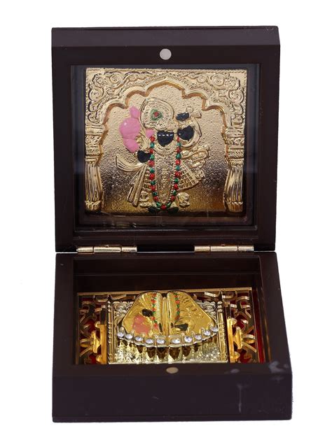 Charan Paduka Made In Gold Foiling Of Krishnaji – Raya