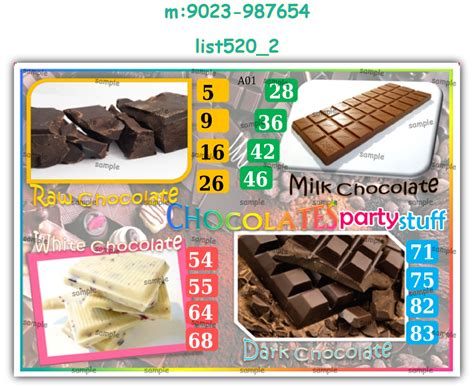 Theme Chocolate Designs - PartyStuff