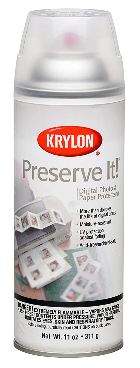 Preserve-It Digital Photo & Paper Protectant Aerosol Spray-Gloss 11oz ...