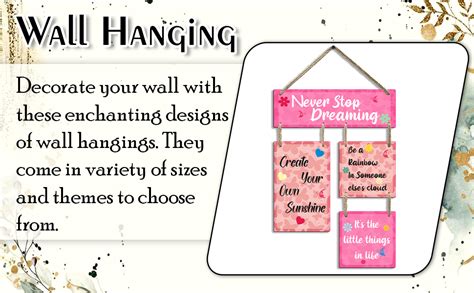 Buy Sehaz Artworks Decorative Wall Art MDF Wooden Wall Hanger for ...