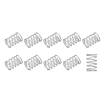 METALLIXITY Compression Springs (0.3x6mm OD,5mm Free Length) 20Pcs, 304 ...