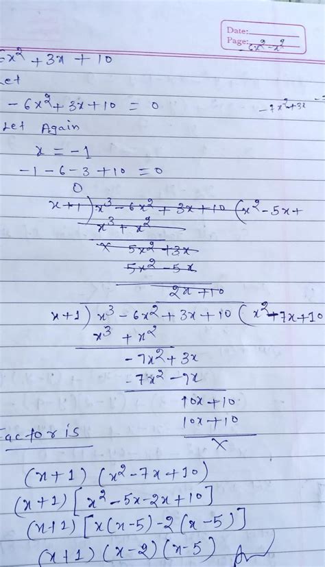 using factor theorem factorise each of the following polynomials x cube ...