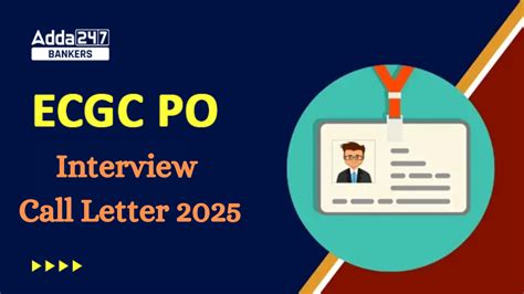 ECGC PO Interview Call Letter 2025 Out, Direct Download Link