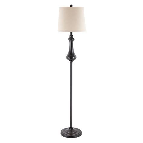 Clarkson Oil Rubbed Bronze Spindle Floor Lamp - World Market