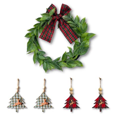 Christmas Decoration For Tree, Door and Wall Set of 5 – Chalk My Theme