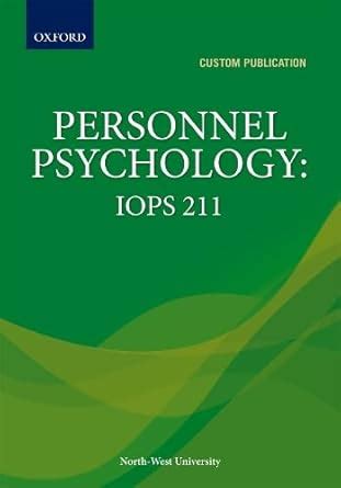 Buy Personnel Psychology: IOPS 211 Book Online at Low Prices in India ...
