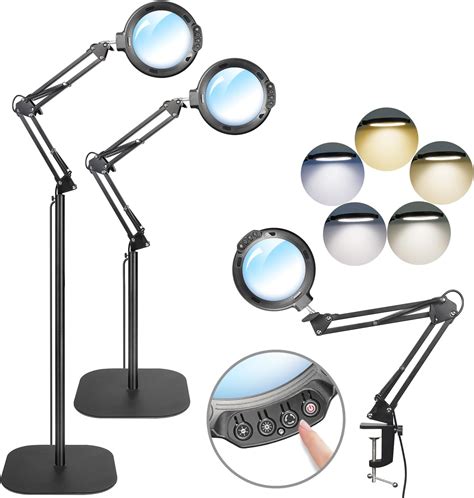 Amazon.com: 15X Magnifying Glass with Light – Real Glass Lens, 3 Color ...
