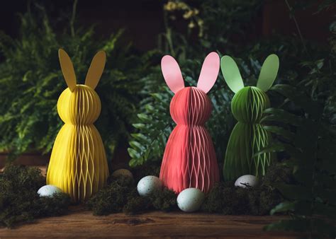 Honeycomb Easter Bunny Decorations | Ultimate Easter Decorations ...