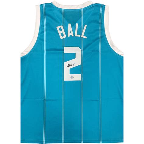 Basketball - LAMELO BALL Signed & Framed Charlotte Hornets Jersey ...