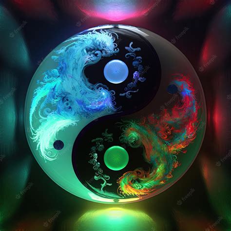 Yin And Yang Symbol Universe