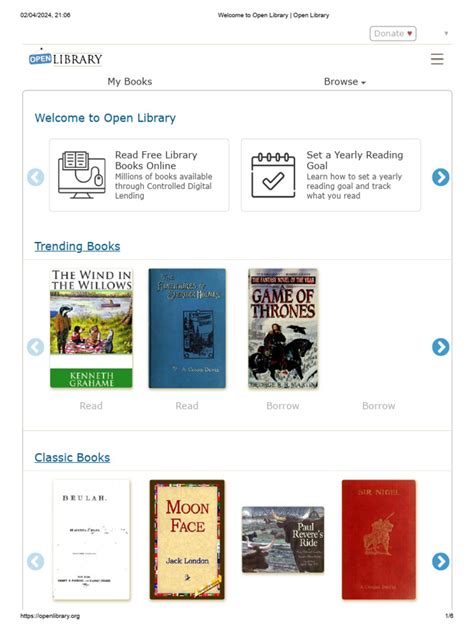 Open Library Catalog 的图像结果