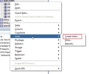 Image result for SQL/Oracle Create Indez