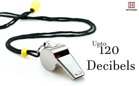 Spanker Stainless Steel Sports Whistles with Lanyard, Loud Crisp Sound ...