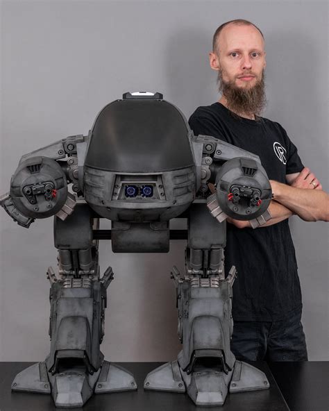 Built a Robocop ED-209 casemod. Mostly 3D printed but many parts are ...