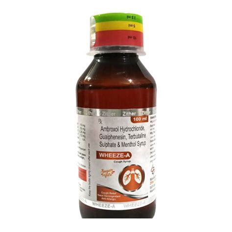 WHEEZE-A COUGH SYRUP (100ml) Zither Pharmaceutical Pvt. Ltd