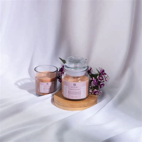 AKIHI Mahogany Teakwood Candles (80 Grams) : Amazon.in: Home & Kitchen