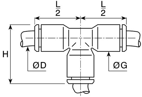 3104 08 00 Legris | Legris LF3000 Series Tee Tube-to-Tube Adaptor Push ...
