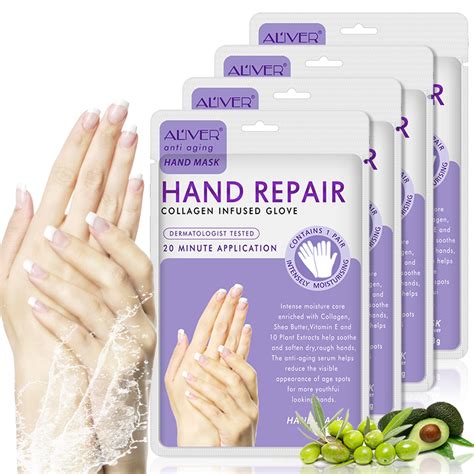Snapklik.com : 4 Pack Hands Moisturizing Gloves, Hand Spa Mask Infused ...