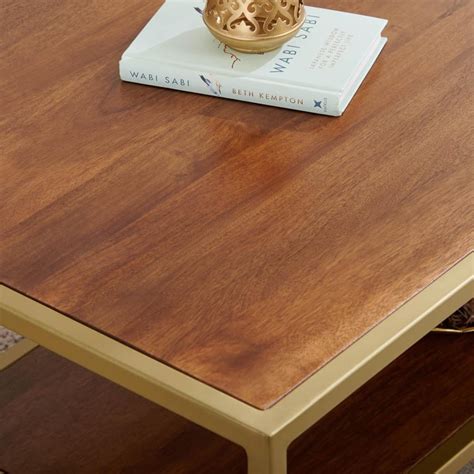 Buy Helios Byron Mango Wood Coffee Table - Brown from Helios by Home ...