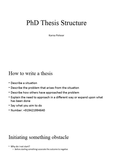 PhD Dissertation Structure 的图像结果