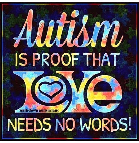 Proof that love needs no words … | Autism awareness, Autism quotes ...