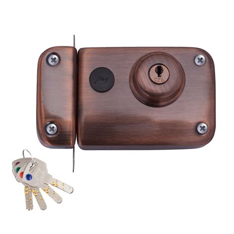 Godrej Rim Lock I Rim Deadbolt Ultra XL+ I 2C Deadbolt I for Inside ...