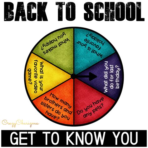 Back to School | Get to know you questions