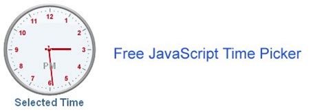 Image result for JavaScript Time Selector