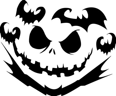 Jack Nightmare Before Christmas Pumpkin Stencils
