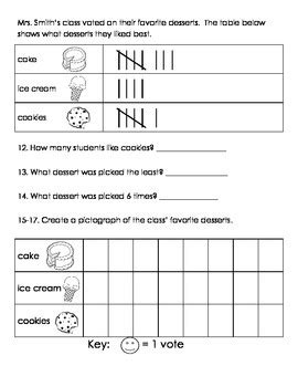 Graphing Assessment by Lindsey Cagle | Teachers Pay Teachers