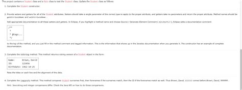 Image result for Student Class Java