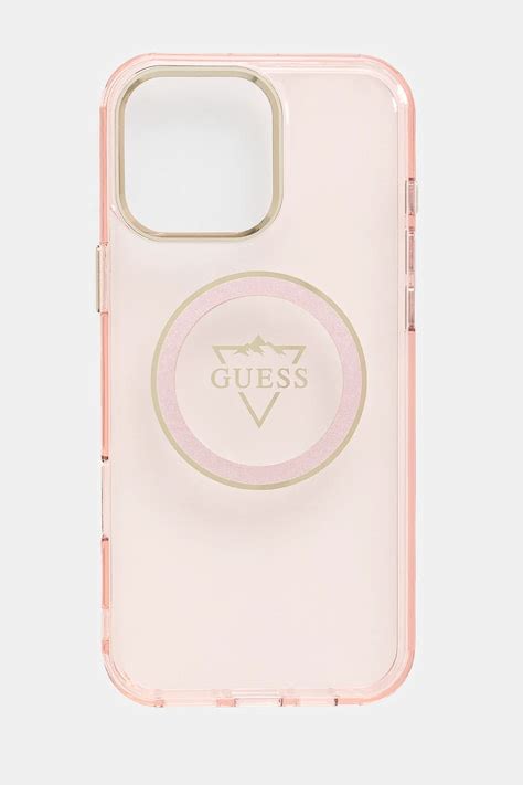 Guess etui na telefon iPhone 17 Pro Max kolor różowy GUHMP17XP4SM4MP ...