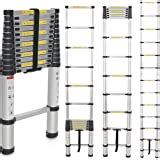 Inditradition 16.5 Feet Aluminium Telescoping Folding Ladder (5 Meter ...