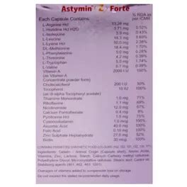 Astymin Z Forte Capsule | Uses, Side Effects, Price | Apollo Pharmacy