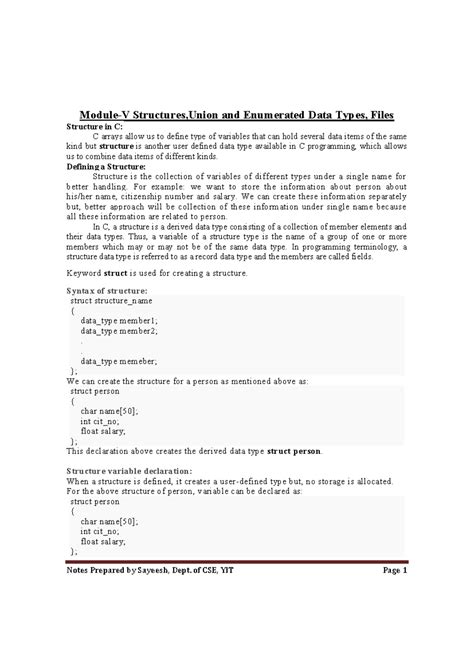 Screenshot 2024-06-25 at 9.47.36 PM - Module-V Structures,Union and ...