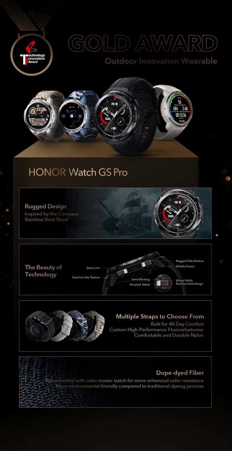 HONOR Watch GS Pro Goes on Sale from 28 September; Camo Blue and Camo ...