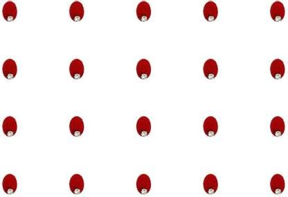 Comet Busters Red Oval Bindi for Women With Stone (5mm) (BV1442 ...