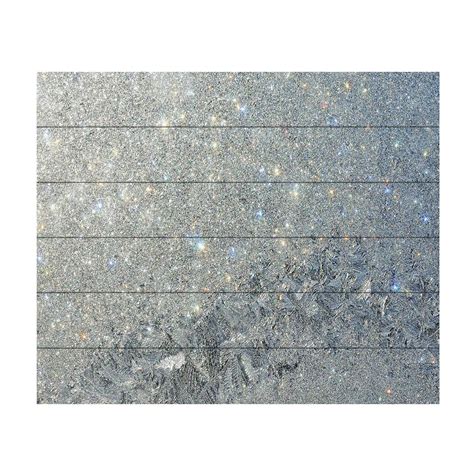 Trademark Fine Art Kurt Shaffer 'Frost Pattern Sun Stars' Wood Slat Art